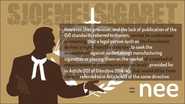 Advies advocaat-generaal EU Hof: sjoemelsigaret kan blijven