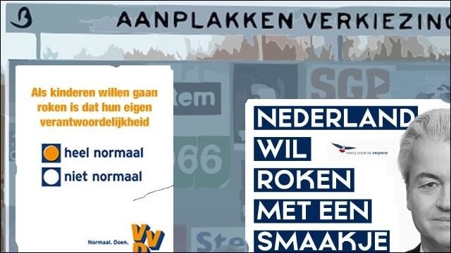 Verkiezingen: VVD en PVV leveren kinderen uit aan tabaksindustrie